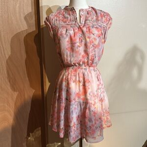 Steve Madden XS Blouse with Pink and Red Accents